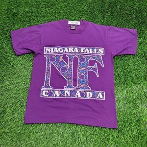 Vintage 90s Niagara-Falls Shirt Womens Medium 19x24 Canada